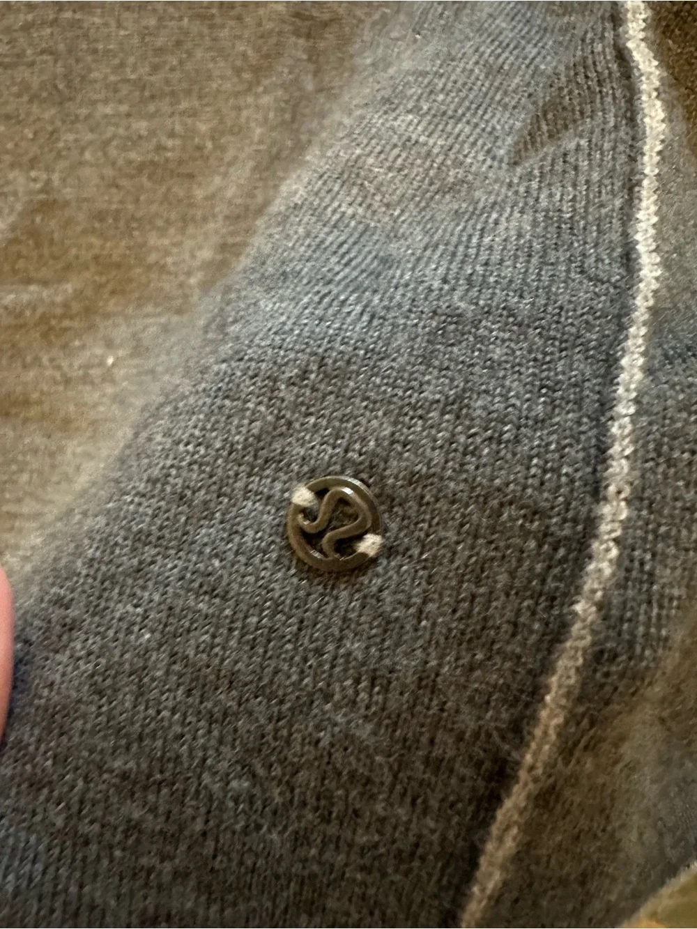 lululemon athletica Reversible Gray Open-Front Cardigan with Pockets